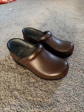 Dansko Chocolate Brown Slip-On Clogs